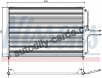 Chladič klimatizace NISSENS 94322