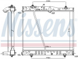 Chladič motoru NISSENS 646893