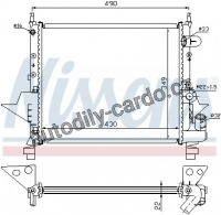 Chladič motoru NISSENS 63949