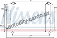 Chladič klimatizace NISSENS 940081