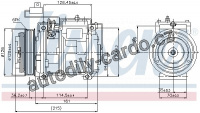 Kompresor klimatizace NISSENS 89132