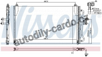 Chladič klimatizace NISSENS 94731