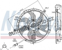 Ventilátor chladiče NISSENS 85632