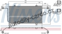 Chladič klimatizace NISSENS 94326