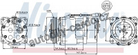 Kompresor klimatizace NISSENS 89145