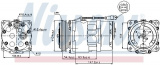 Kompresor klimatizace NISSENS 89145