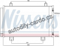 Chladič klimatizace NISSENS 940434