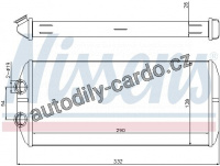 Výměník tepla NISSENS 71164