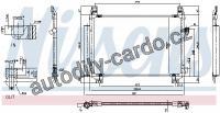 Chladič klimatizace NISSENS 940085