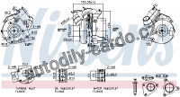 Turbodmychadlo NISSENS 93830