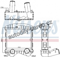 Chladič turba NISSENS 96893