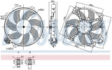 Ventilátor chladiče NISSENS 85989