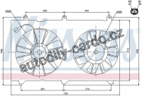 Ventilátor chladiče NISSENS 85269