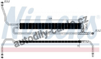 Chladič motorového oleje NISSENS 90625