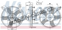 Ventilátor chladiče NISSENS 85759