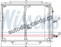 Chladič klimatizace NISSENS 94330