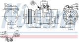 Kompresor klimatizace NISSENS 89153