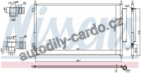 Chladič klimatizace NISSENS 940811