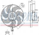 Ventilátor chladiče NISSENS 85761