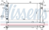 Chladič motoru NISSENS 63253A