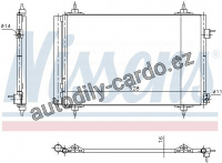 Chladič klimatizace NISSENS 940438