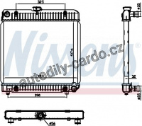 Chladič motoru NISSENS 62740