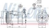 Kompresor klimatizace NISSENS 89157