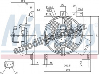 Ventilátor chladiče NISSENS 85765