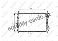Chladič, chlazení motoru NRF (53741)