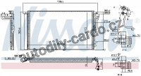 Chladič klimatizace NISSENS 941055