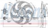 Ventilátor chladiče NISSENS 85775