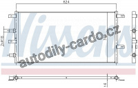 Chladič motoru NISSENS 61966