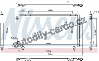 Chladič klimatizace NISSENS 94740