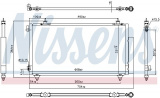 Chladič klimatizace NISSENS 94740