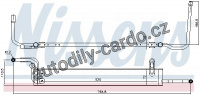 Chladič motorového oleje NISSENS 90631