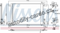 Chladič klimatizace NISSENS 941067