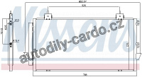 Chladič klimatizace NISSENS 94741