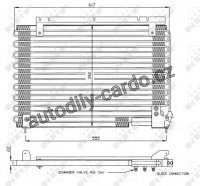 Kondenzátor, klimatizace NRF 35191