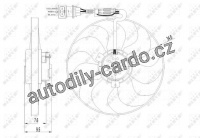 Větrák, chlazení motoru NRF (47064)