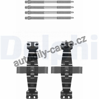 Sada příslušenství, obložení kotoučové brzdy DELPHI LX0674