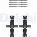 Sada příslušenství, obložení kotoučové brzdy DELPHI LX0674