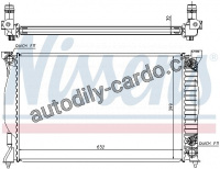 Chladič motoru NISSENS 60300A