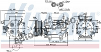 Kompresor klimatizace NISSENS 89239