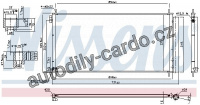 Chladič klimatizace NISSENS 940534