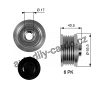 Alternátorová volnoběžka (předstihová spojka) GATES (GT OAP7032) - ALFA ROMEO, FIAT, LANCIA