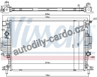 Chladič motoru NISSENS 620152