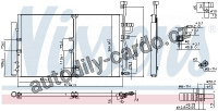 Chladič klimatizace NISSENS 94977