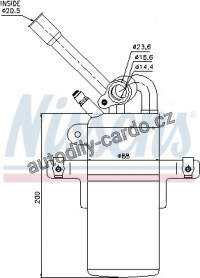 Sušárna klimatizace NISSENS 95213