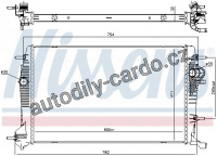 Chladič motoru NISSENS 637648