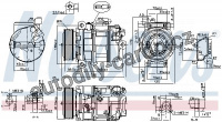 Kompresor klimatizace NISSENS 890358